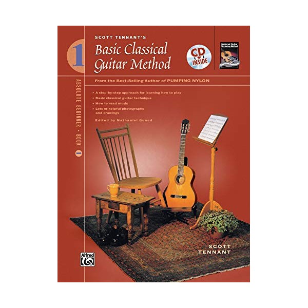 Scott Tennant's Basic Classical Guitar Method, Book 1 (Book &