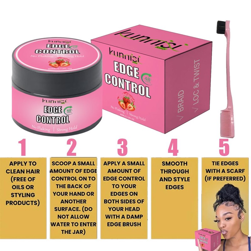 Loc & Braid Gel 48 Hours Extra Hold Edge Control