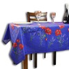 La Cigale Poppy Éclat Wipeable Tablecloth Spill Resistant Acrylic Coated