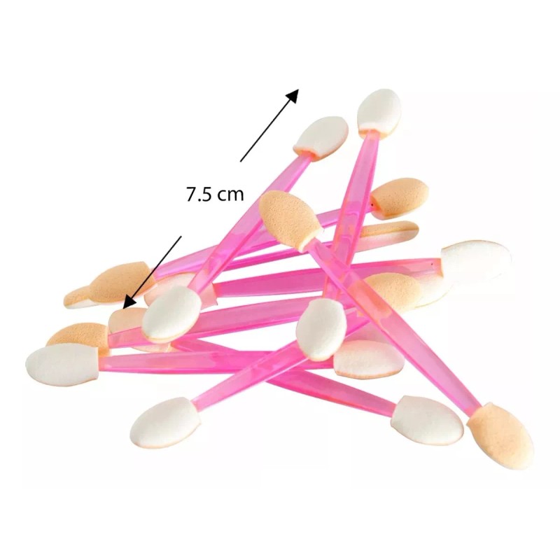 Unic 30 Aplicadores De Sombra De Esponja Doble Punta Mayoreo