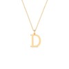 Gelin Letter Necklace in 14K Solid Gold | Small Initial
