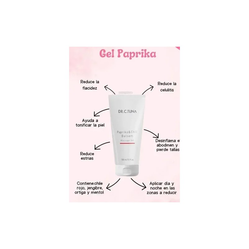Gel Masaje Paprika & Chile Flacidez Y Celulitis 2pz Farmasi
