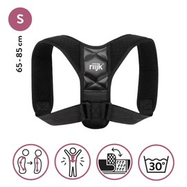 riijk Back Straightener for Children 65-85 cm Chest Circumference Posture Correction Back Strap Back Trainer for Home with Shoulder Strap as Back Stretcher