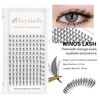 Obeyalash Vorgefertigte Wimpernverlängerungen 120 Fächer vorgefertigte professionelle Dünne Wimpern Extensions