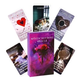 YUZNA Tarot Cards Love Oracle Cards, 53 Love Tarot Cards with Meaning, Tarot Cards for Beginners, Answers that Guide You Through Life and Love Questions