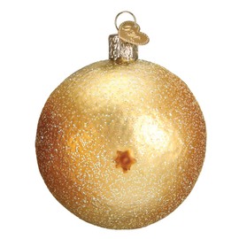 Old World Christmas Glass Blown Ornament Grapefruit (28117)