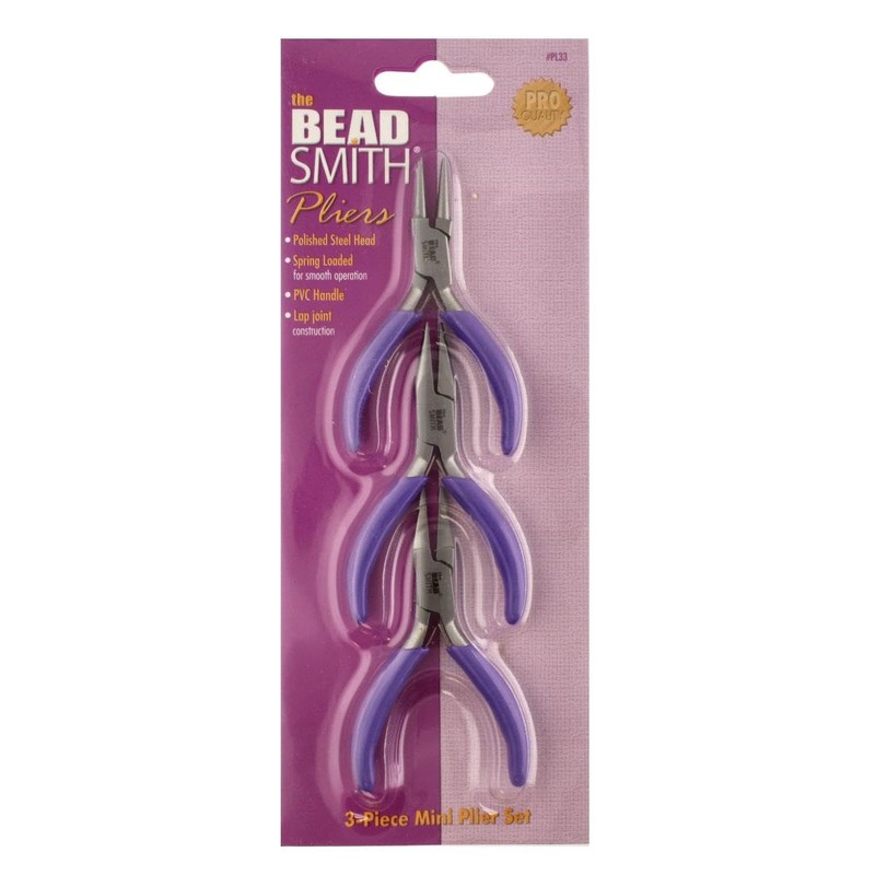 Micro Mini Jewelry Tool Kit- 3 Plier Set - So