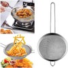 3 Fine Mesh Strainers Set with Handle for Kitchen -