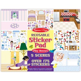 Melissa & Doug Play House! Reusable Sticker Pad