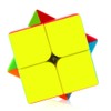 D-FantiX QY Toys Qidi S2 2x2 Speed Cube Stickerless Puzzle