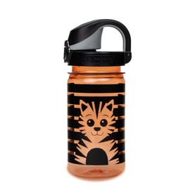 Nalgene Sustain Tritan-Wasserflasche für Kinder, BPA-frei, aus 50% Kunststoffabfall, auslaufsicher, langlebig, BPA-frei, Karabiner-freundlich, wiederverwendbar, 340 ml, Orange Tiger