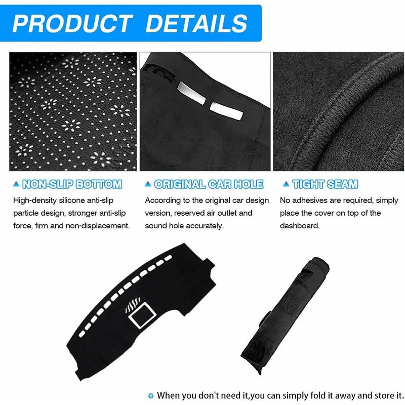 CARTIST Dash Cover Fits for Ford F-150 2015-2018 2019 2020