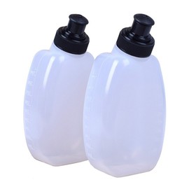 Sports Running Water Bottles - Pack of 2, for Hydration Belt or Vest - Ideal for Running Hiking Cycling