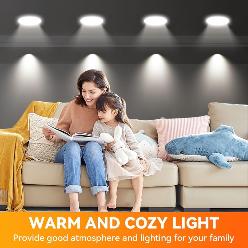 TJOY 12 Pack BR30 Led Bulb 65W Equivalent, Dimmable Flood