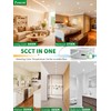 zouzai 24 Pack 4 Inch Ultra-Thin LED Recessed Ceiling Light