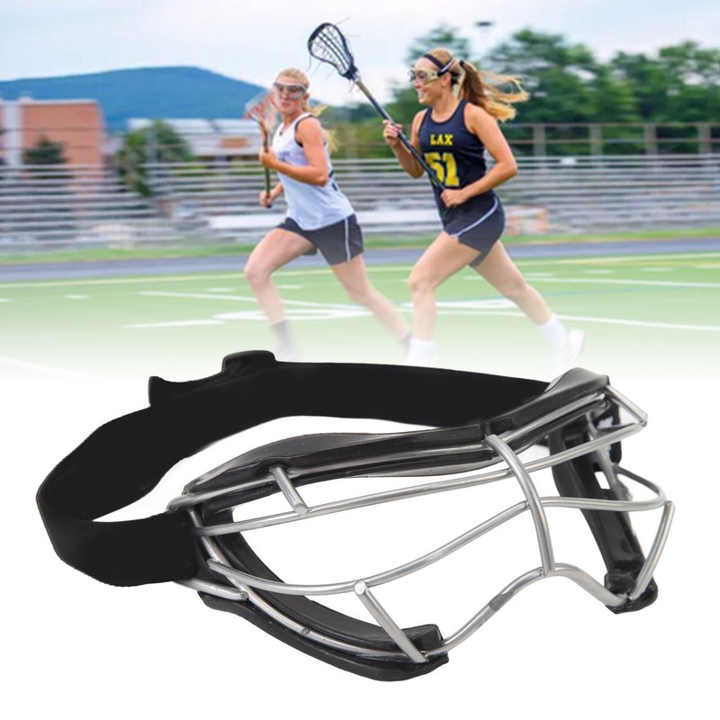 Lacrosse Goggles Silicone Ferroalloy Ergonomic Design Anti Slip Texture Hockey