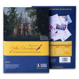 Crime Makers Detective Game in German - Puzzle Book Murder in the Villa Dornbirn - Escape Room Game - Exciting Puzzle Game - Board Game for Adults and Children - Crime Scene Crime Game