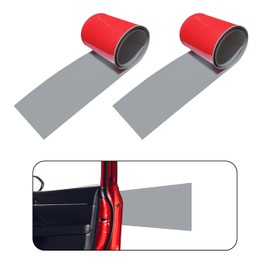 Rubber Bond Garage Wall Protectors - 6x48 Inches 2 Pack Strong Self-Adhesive Rubber Bumper Protectors for Garage Walls - Anti-Scratch and Waterproof Garage Wall Protector for Car Doors (Grey)