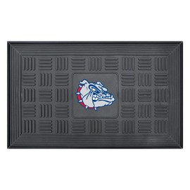 FANMATS 15029 Gonzaga Bulldogs Heavy Duty Vinyl Medallion Outdoor Door Mat - 19.5in. x 31in.