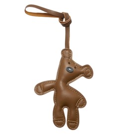 DEVPSISR Brown Bear Keychain Charm Trendy Women Cute Bag Charm Leather Purse Charms for Handbag Backpack Accessories Y2K(Bear-Brown)