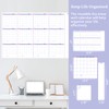 Large Dry Erase Calendar for Wall – Undated Yearly Wall
