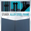 SteelAid Room Divider (Double Panel) – Folding Partition Privacy Screen