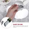 PRETYZOOM 20PCS Aluminum Foil Wine Pouring Disc Flexible Drip Stop