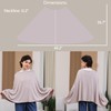 Seejoy Multi-use Nursing Cover for Breastfeeding, 360°Full Coverage Nursing Poncho,