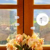 10pcs Glass Retainer Clips with Screws, Cabinet & Storm Door