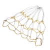 KICHOUSE Practical Basketball Net Pocket Iron Chain Net for Home
