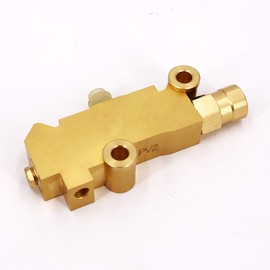 UTSAUTO PV2 Brass Proportioning Valve Disc/Drum Disc Front Drum Rear Brake Proportioning Valve 172-1353 172-1361 Fit for GM Street Rod Classic Car & Truck