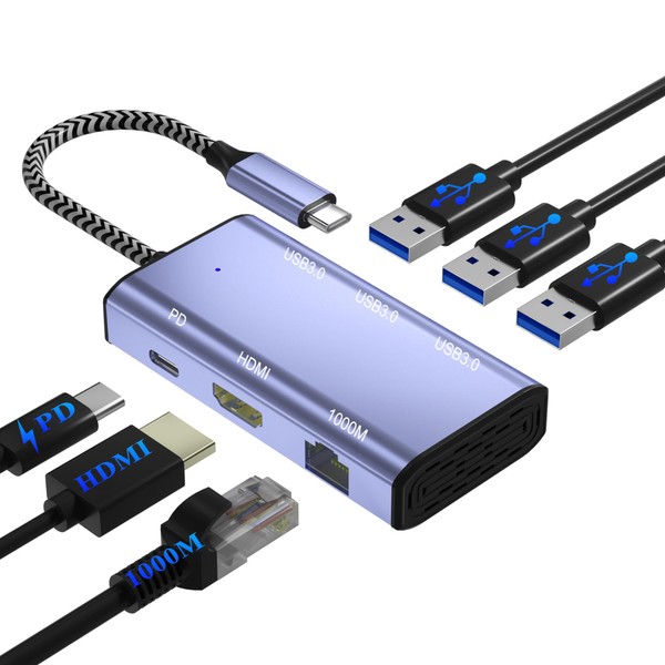 USB C to HDMI Adapter, USB 3.0 Laptop Docking Station,