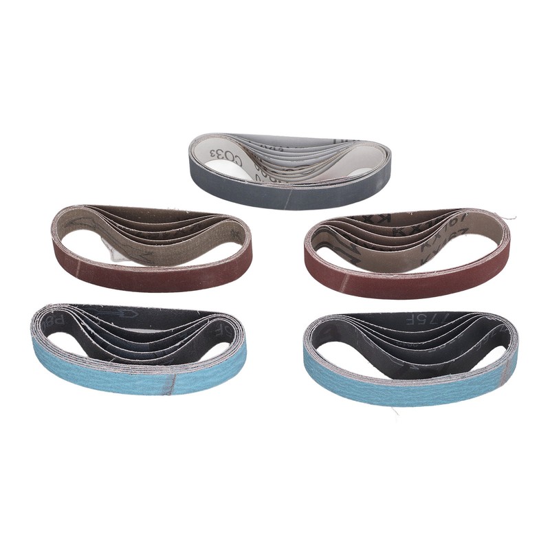 30PCS Sanding Belts Assortment Knife Sharpener Sandpaper Belt Set 80