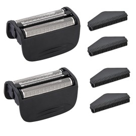 Replacement Head and Cutter Assembly Compatible with Remington PF7400, PF7500, and PF7600 Foil Shavers，2 PACK（BLACK）