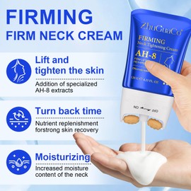Ah-8 Neck Firming Cream - Roll On Neck Creams,Strafft und Hebt Den Hals Mit Hexapeptiden, Um das Erscheinungsbild Von Falten und Feinen Linien Zu Verbessern 120g