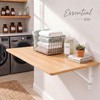 Wall Mounted Folding Table 31.5”Lx15.7”W, Space-Saving Fold Down Desk for