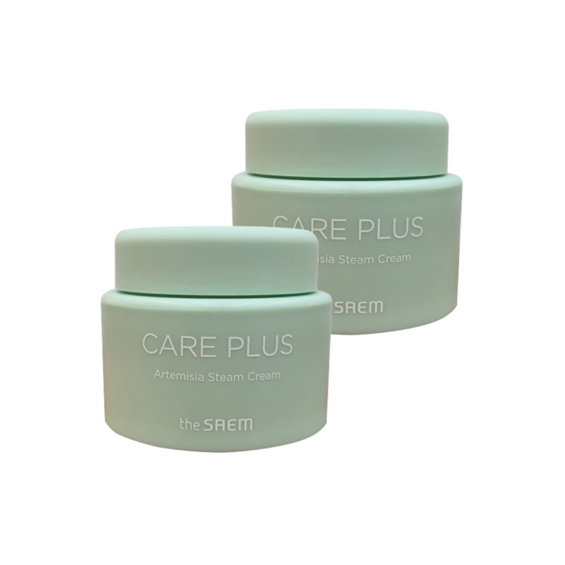 The Saem [더샘] 케어 플러스 강화약쑥 스팀크림100mlx2개 TheSame Care Plus