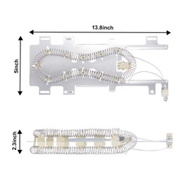 8544771 Dryer Heating Element, 279973 3392519 Thermal Fuse and 279816 Thermostat Dryer Replacement Kit Compatible with Maytag, Kenmore and More