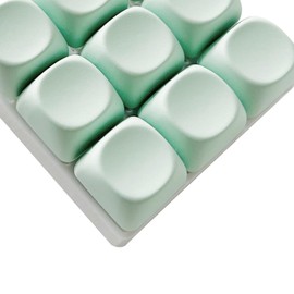 Fenteer Mini 9 Button Key Board Keychain Finger Toy Accessories Lightweight PVC Material Multipurpose for Adult and Kids Clicking Toy , Green