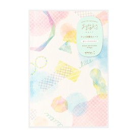 Midori 15356006 Notebook, Loose Log, Watercolor Pattern, B6
