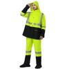 Hi Vis Heavy Duty Waterproof Safety Rain Suit - Reflective
