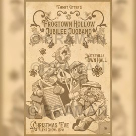 Emmet Otter's Jugband Christmas 11x17 Print, Abigail Braman