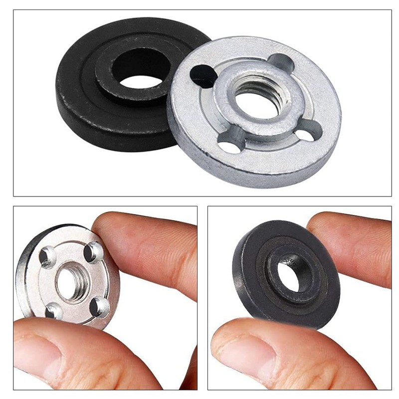 3 Pair Metal Inner Outer Flange Accessories Angle Grinder Flange
