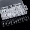 Mariceller 투명 3종 네일팁 인조손톱 네일피스 마리셀러 [엣지(c)] Transparent 3 Types Nail Tips Artificial Nails Nail Piece Mariceller [Edge(c)]