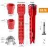 8 in 1 Faucet Wrench Tool, Water Pipe Wrench with