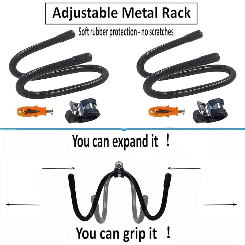 2 Pack Pool Pole Hanger/Hook, Pool Cleaning Tool Holder and