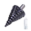 Jerax tools 1/4 to 2 Inch Step Drill Bit Spiral