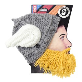 Beard Head Barbarian Thor - Original Handmade Winged Helmet and Removable Beard