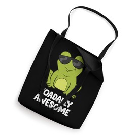 Toadally Awesome Amphibian Frog Funny Toad Tote Bag