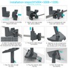 HOLACA Starlink Gen 3 Pipe Adapter, Starlink Gen 3 Mount,